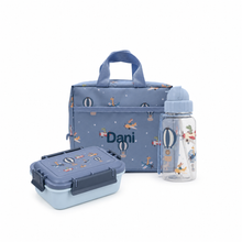 Load image into Gallery viewer, Personalised Kids' Planes Insulated Lunch Bag