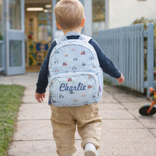 Load image into Gallery viewer, City Cars Personalised Children's Backpack