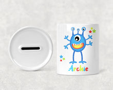 Load image into Gallery viewer, Personalised Monster Money Box | Children's Ceramic Piggy Bank