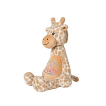 Load image into Gallery viewer, Personalised Giraffe Soft Toy | Embroidered Teddy Bear Gift
