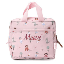 Load image into Gallery viewer, Personalised Child's Lunch Bag | Little Red Collection | Kids Insulated Lunch Bag with Name
