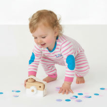 Load image into Gallery viewer, Personalised Baby Striped Bodysuit | Long Sleeve All in One