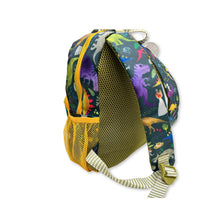 Load image into Gallery viewer, Children's backpack with dinosaur pattern on a white background