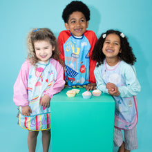 Load image into Gallery viewer, Kids Aprons Fairy, Construction &amp; Dinosaur Designs