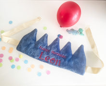 Load image into Gallery viewer, Personalised Fabric Birthday Crown