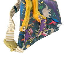 Load image into Gallery viewer, Dinosaur Kids Belt Bag – Wipe Clean Crossbody Bum Bag