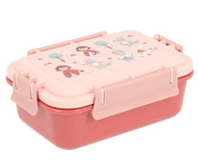 Load image into Gallery viewer, Pink lunch box with cartoon designs on a white background