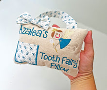Load image into Gallery viewer, Personalised Tooth Fairy Pillow Shabby Chic