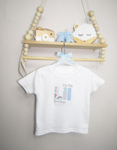 Load image into Gallery viewer, Child’s Personalised Lil brother t shirt.