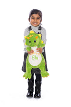 Load image into Gallery viewer, Sir Monty Dinosaur Personalised Soft toy.
