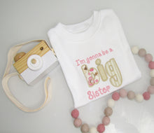 Load image into Gallery viewer, Child’s Personalised Big Sister t shirt.