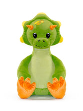 Load image into Gallery viewer, Sir Monty Dinosaur Personalised Soft toy.