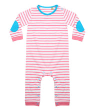 Load image into Gallery viewer, Personalised Baby Striped Bodysuit | Long Sleeve All in One